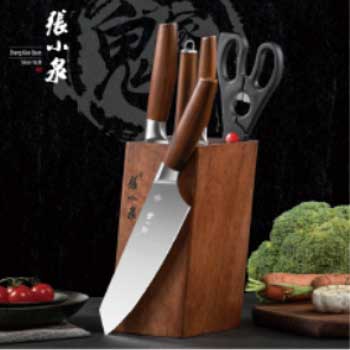 JY21ZQ05-20-张小泉-鬼冢·虎系列套刀六件套