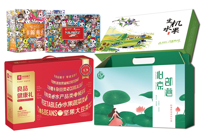 JY21ZQ11-06-锦钰.水果礼盒D款+沁凉部落-尊爽+良品健康礼-经典+锦华趣味宝盒