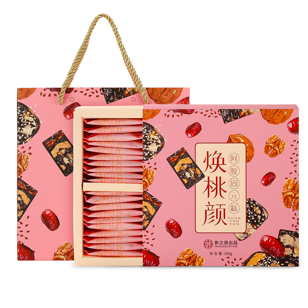 JY21GQ02-07-参之源  焕桃颜阿胶固元糕礼盒