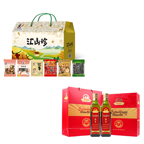 菌菇礼盒559g（汇山珍）+托雷斯橄榄油