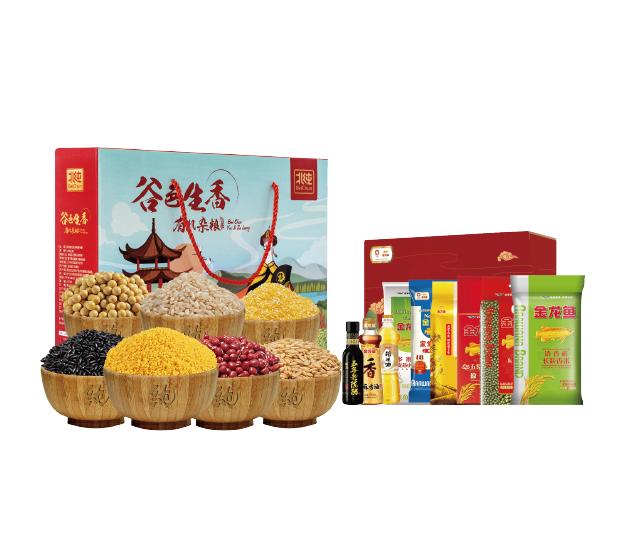 金龙鱼米面油礼包+ 北纯有机杂粮组合