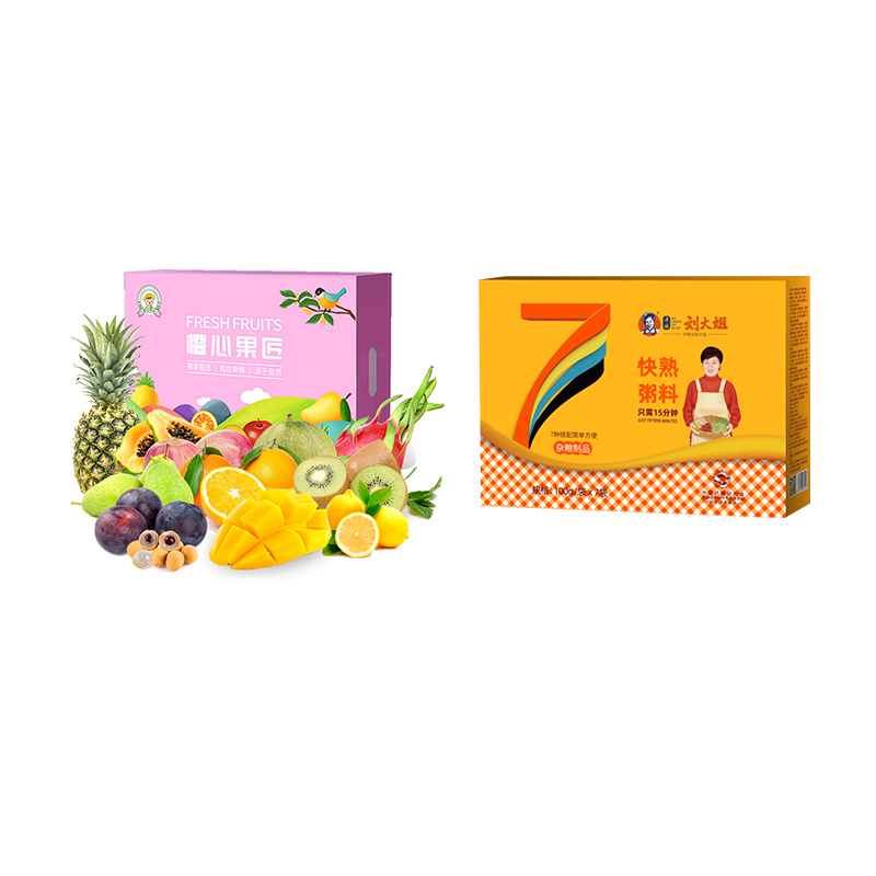 JY23DW03-09锦钰水果C，刘大姐快速杂粮粥7日装