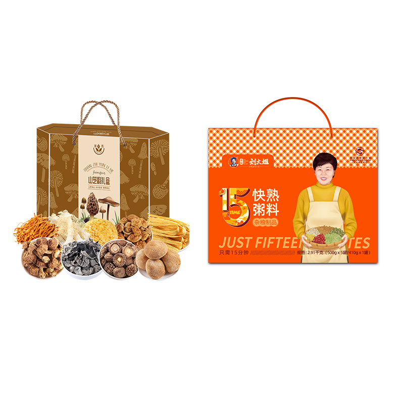JY23DW05-05富昌山芝韵B,刘大姐快速杂粮粥礼盒