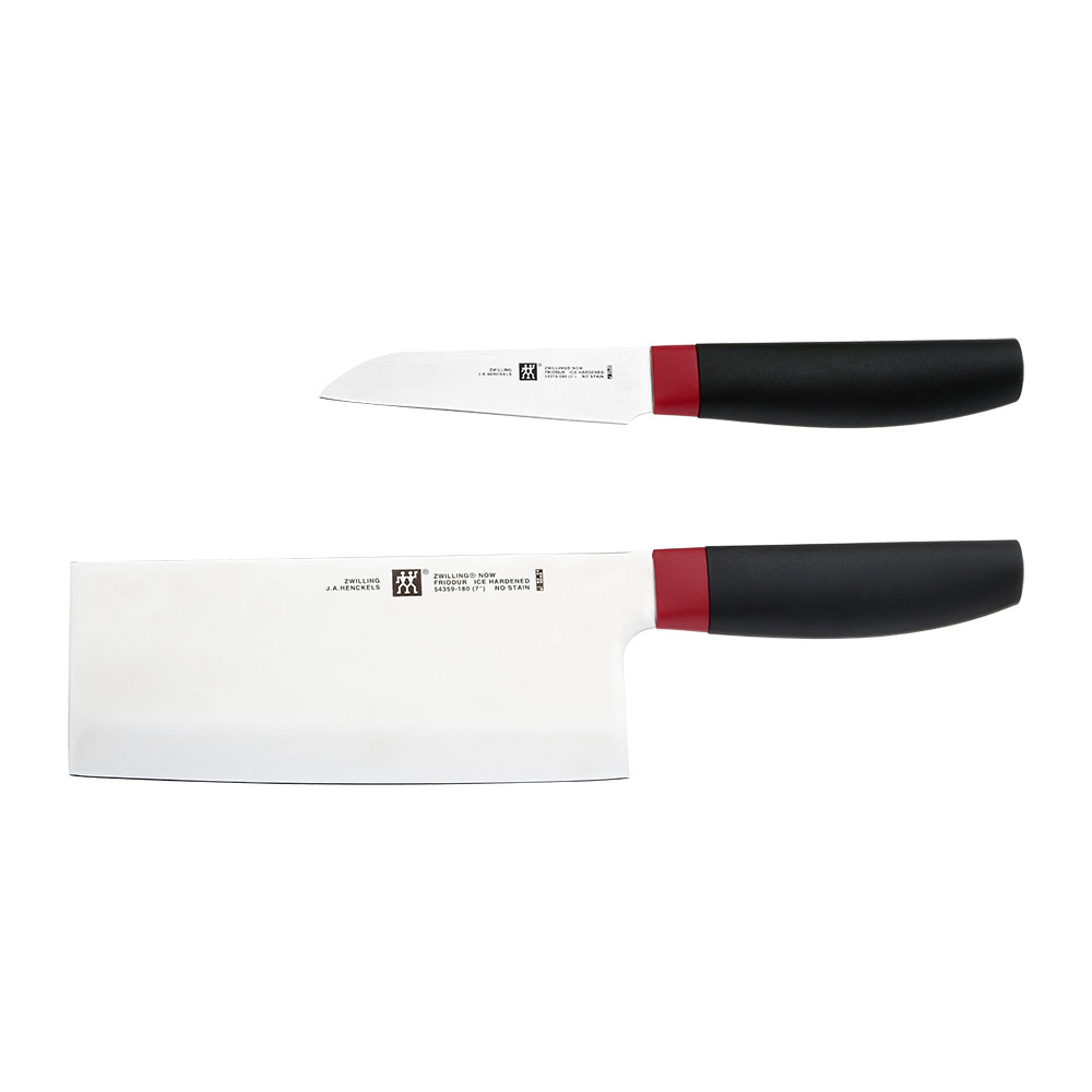 JY23DW05-19ZWILLING Now S系列中片蔬果刀具2件套（红黑） ZW-K320