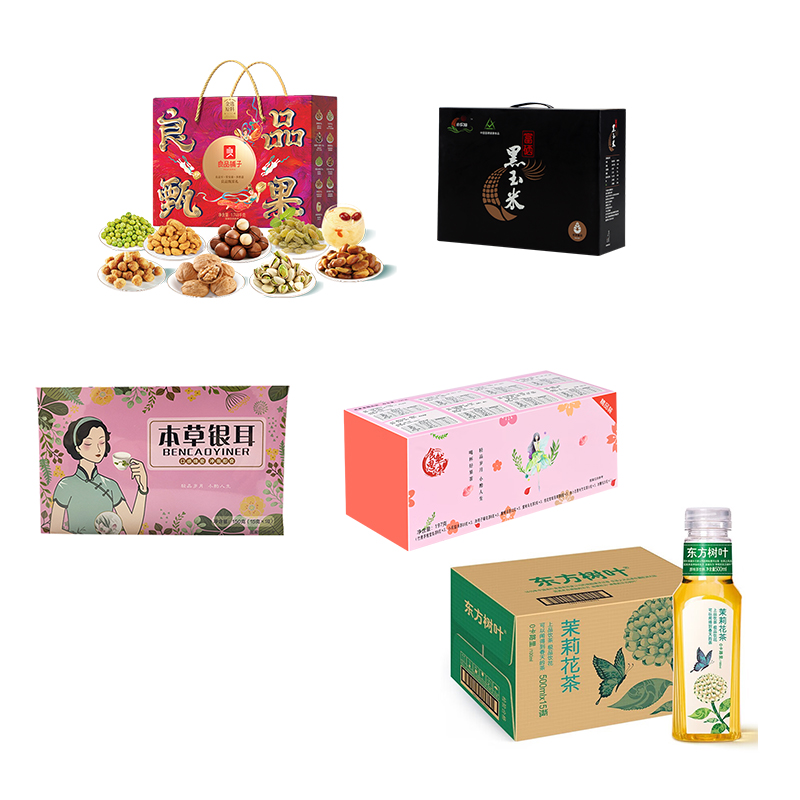 JY2023DZ03 良品铺子-良品甄果礼1748g + 富硒黑玉米礼盒装 F 03 + 本草银耳-精品装 + 清凉花果茶-精品装 + 农夫山泉-东方树叶