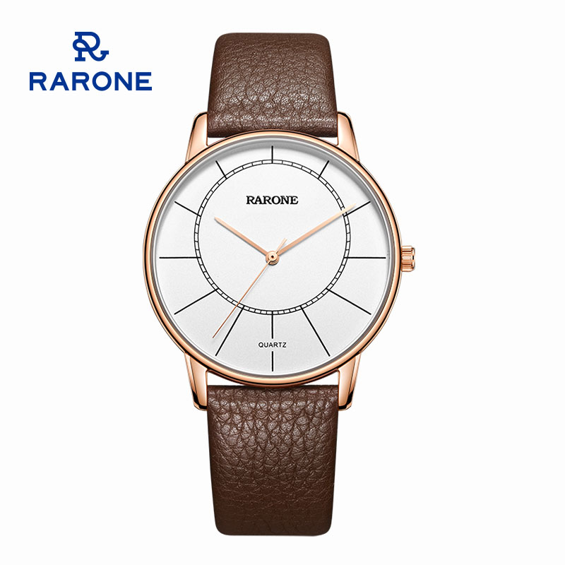 JY2023DZ16，雷诺(RARONE) 时尚超薄简约石英表