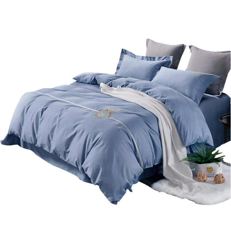 JY2023FS-10杉杉家纺夏季长绒棉绣花四件套 — —欧花