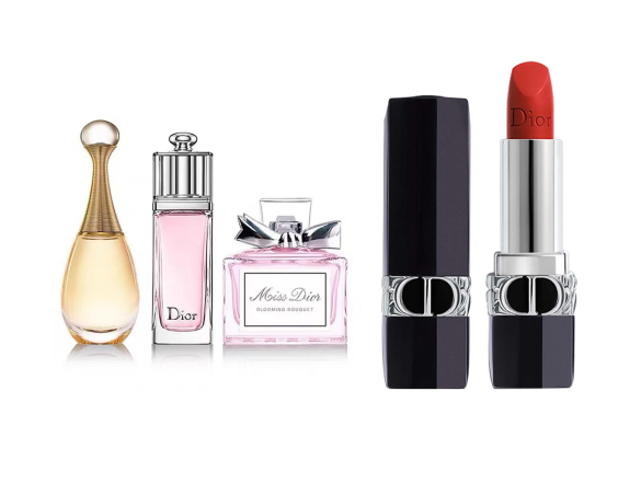 JY23ZQ05-16（迪奥白盒香水三件套5ml*3+迪奥999口红正装）