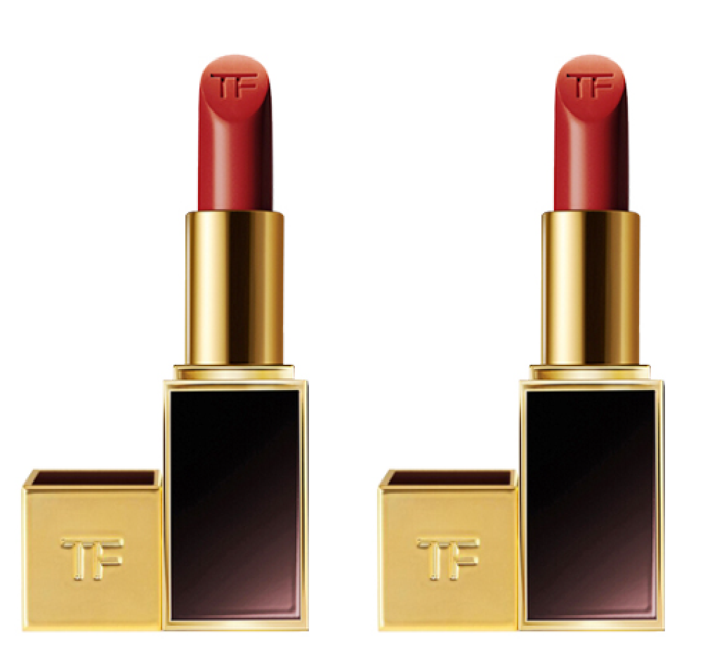 JY23ZQ08-12（汤姆福特（TOM FORD）黑管口红哑光 TF15肆意姜橘+TF100肉桂奶茶色）