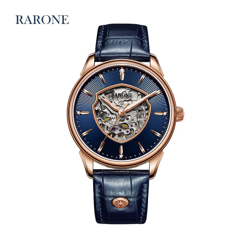 JY23ZQ20-13（雷诺骑士系列男士机械表优质真皮表带）