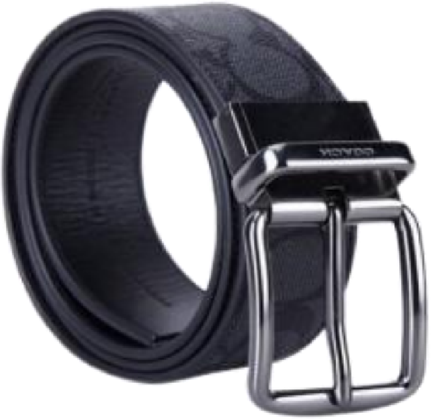 ZQ05-12（COACH蔻驰 皮带针扣黑灰色F65242CQBK