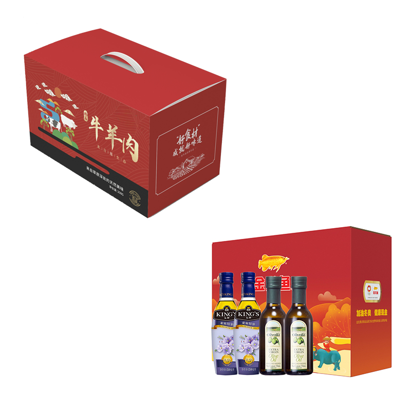 JY2023DZ07安古斯纯原切牛肉A款2000g+金龙鱼-油礼盒E