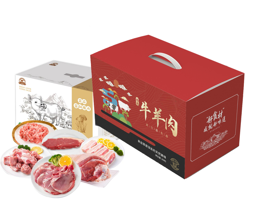 JY23ZQ15-6（安古斯菌菇富硒猪肉礼盒C款+安古斯牛肉礼盒C款）