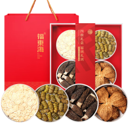 福东海  四拼礼盒160g(西洋参50g+铁皮石斛55g+羊肚菌25g+陈皮30g)