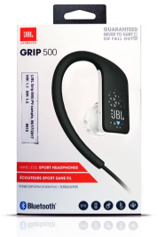 JBL Grip500 无线蓝牙入耳挂脖式运动耳机 黑色