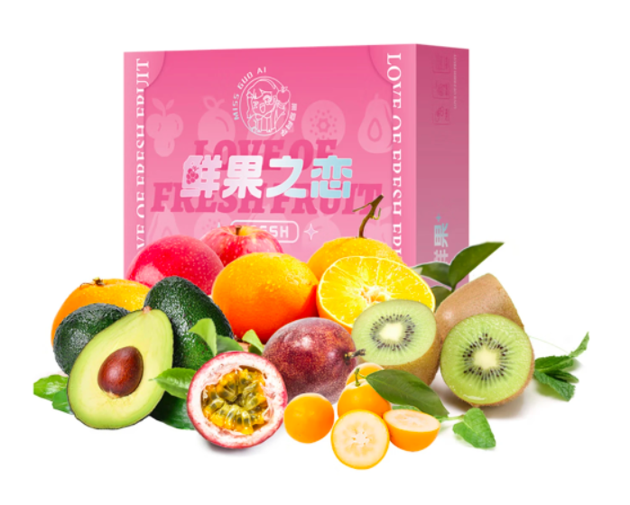 新鲜水果混搭礼盒 潮酷-6种/约重3.0kg-488型