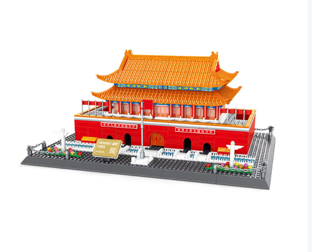 天安门积木模型